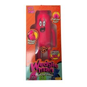“Wedgie Man” Stretchy Interactive Toy 😂 Pull‑the‑Undies Toy • New in Box